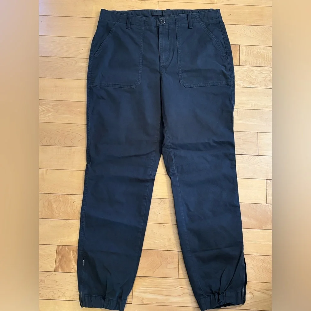 EUC, Banana Republic Utility Pant, Orca (gray/black) Twill, SZ 14 Tall, 30” IS